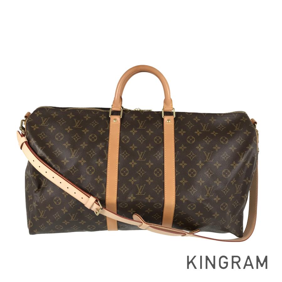LOUIS VUITTON Monogram Keepall Bandouliere 55 M41414 Boston bag
