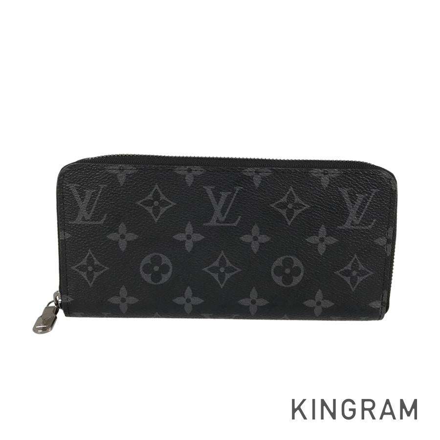 LOUIS VUITTON Monogram Eclipse Zippy Wallet Horizontal M11611 Long wallet Round zipper