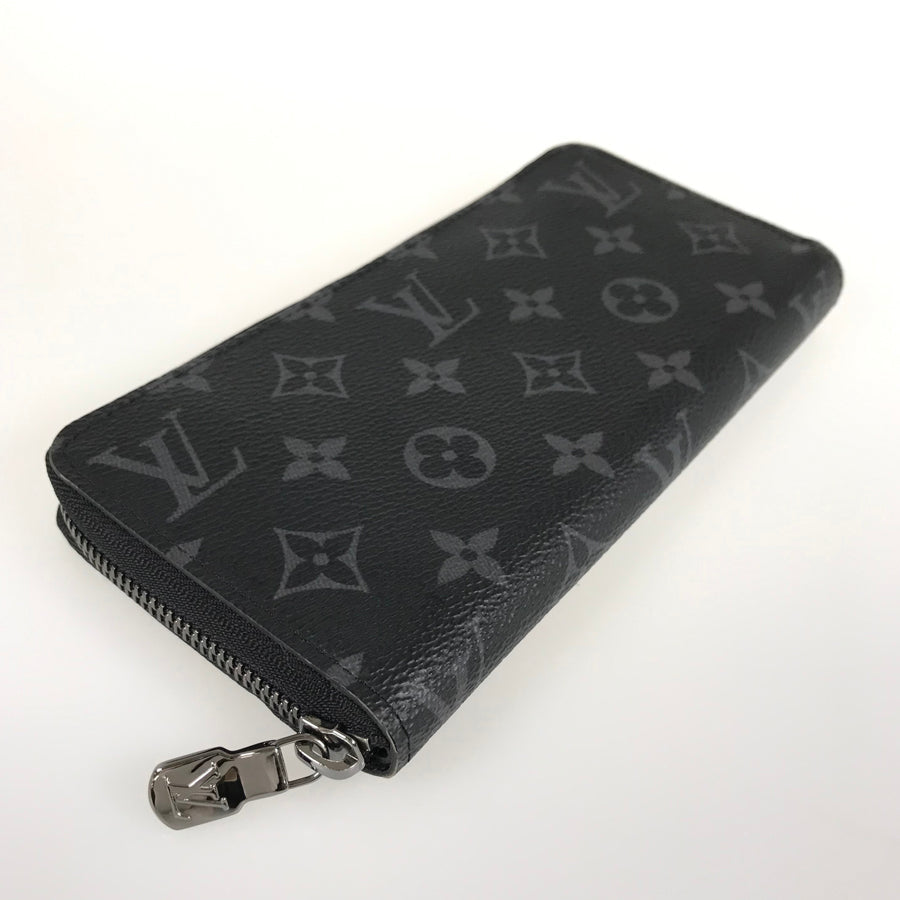 LOUIS VUITTON Monogram Eclipse Zippy Wallet Horizontal M11611 Long wallet Round zipper