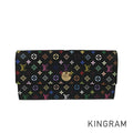 LOUIS VUITTON Multi Colored Portefeuille Sarah M93748 Long wallet Folding cover lid