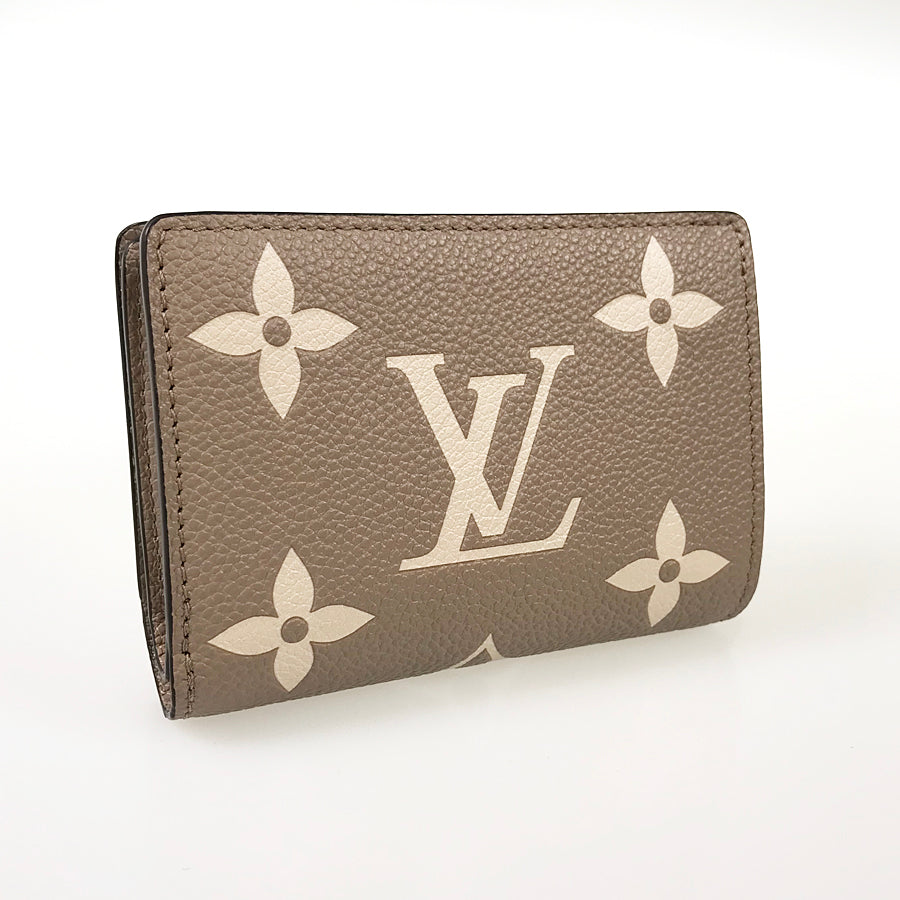 LOUIS VUITTON Monogram Empreinte Bicolor Portefeuille Claire M82370 Bifold wallet