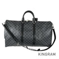 LOUIS VUITTON Damier Graphite Keepall Bandouliere 55 N41413 Boston bag