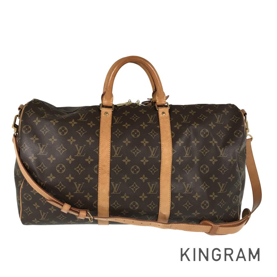 LOUIS VUITTON Monogram Keepall Bandouliere 50 M41416 Boston bag