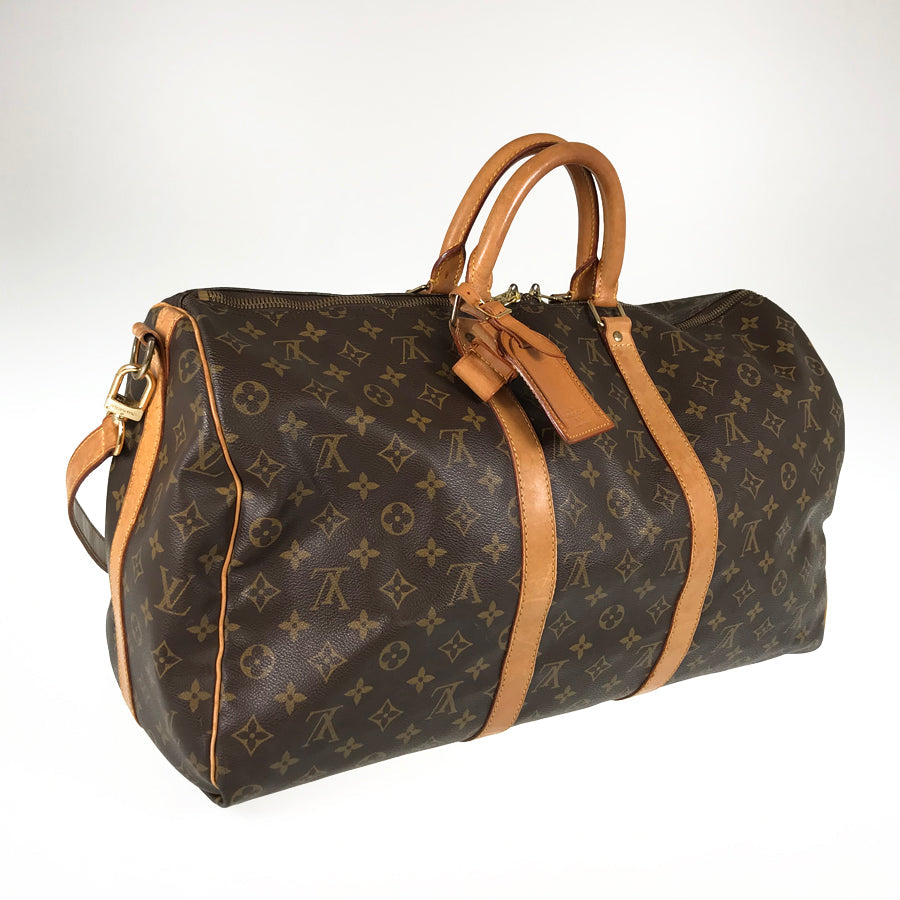 LOUIS VUITTON Monogram Keepall Bandouliere 50 M41416 Boston bag