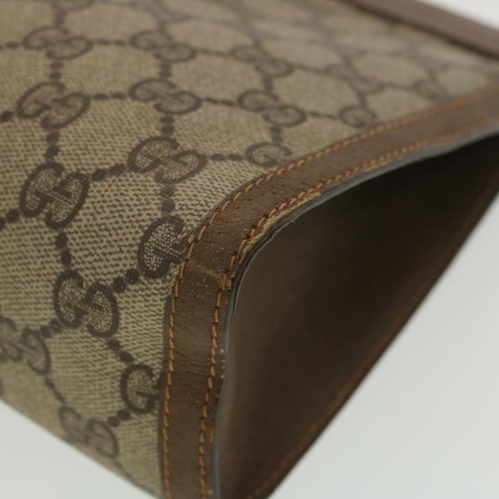 GUCCI GG Canvas Web Sherry Line Clutch Bag Beige Red Green 89 01 033  th3487