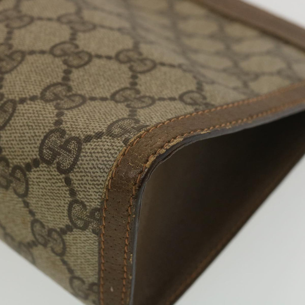 GUCCI GG Canvas Web Sherry Line Clutch Bag Beige Red Green 89 01 033  th3487
