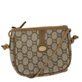 GUCCI GG Plus Canvas Shoulder Bag PVC Leather Beige  th3722