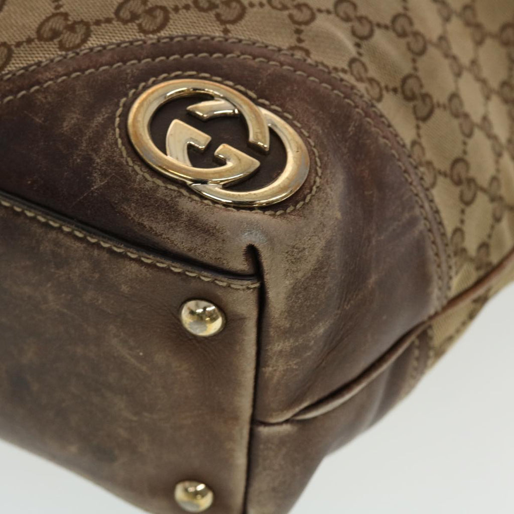 GUCCI GG Canvas Tote Bag Beige 169945  th3742