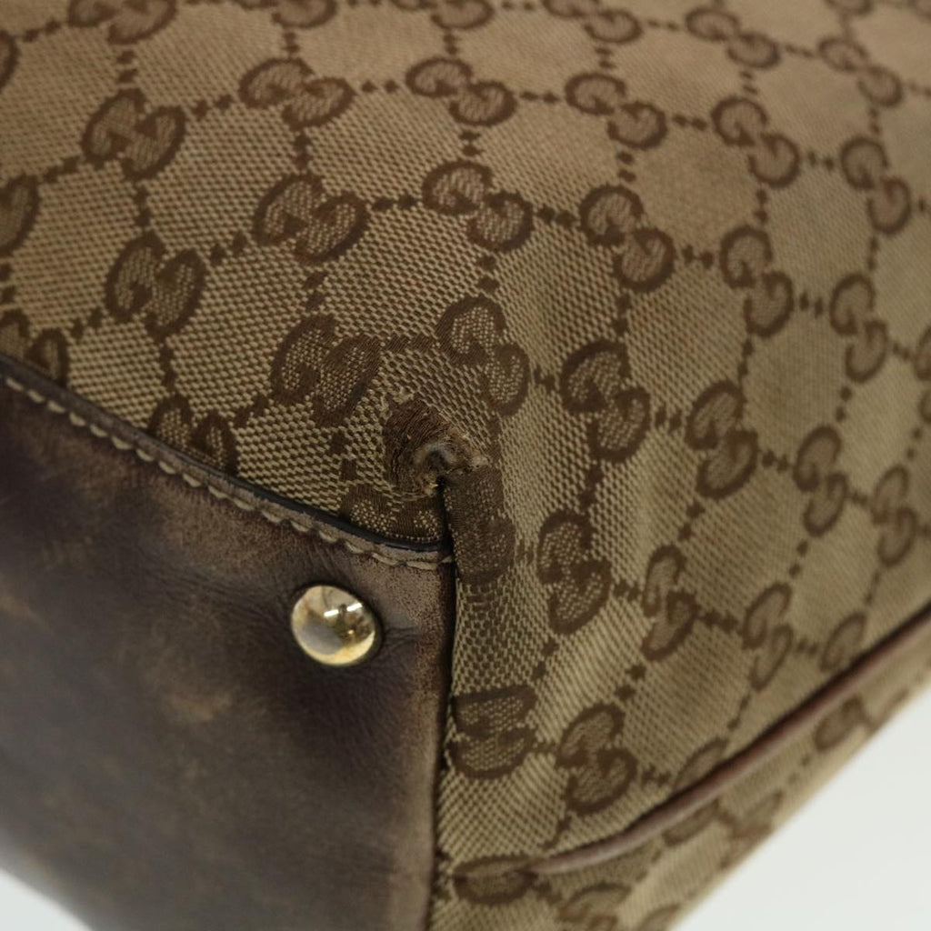 GUCCI GG Canvas Tote Bag Beige 169945  th3742