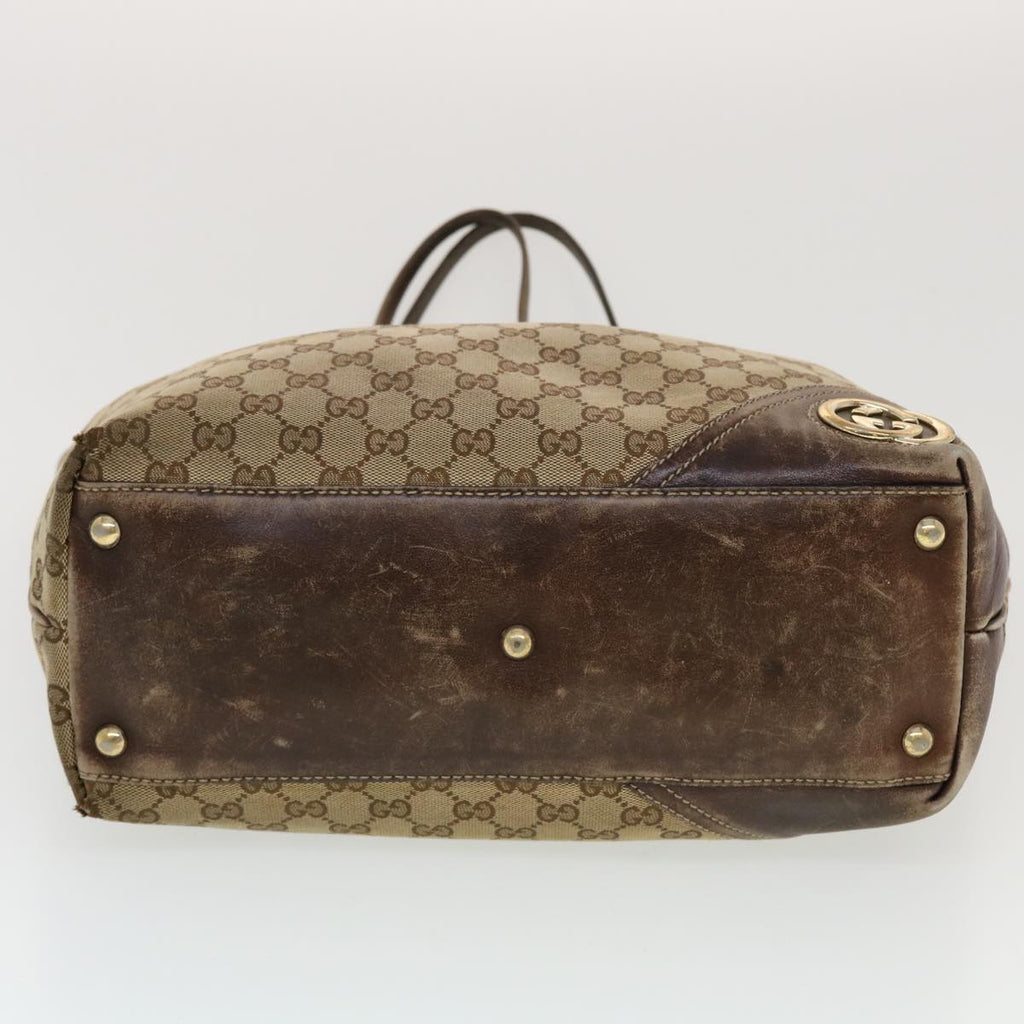 GUCCI GG Canvas Tote Bag Beige 169945  th3742