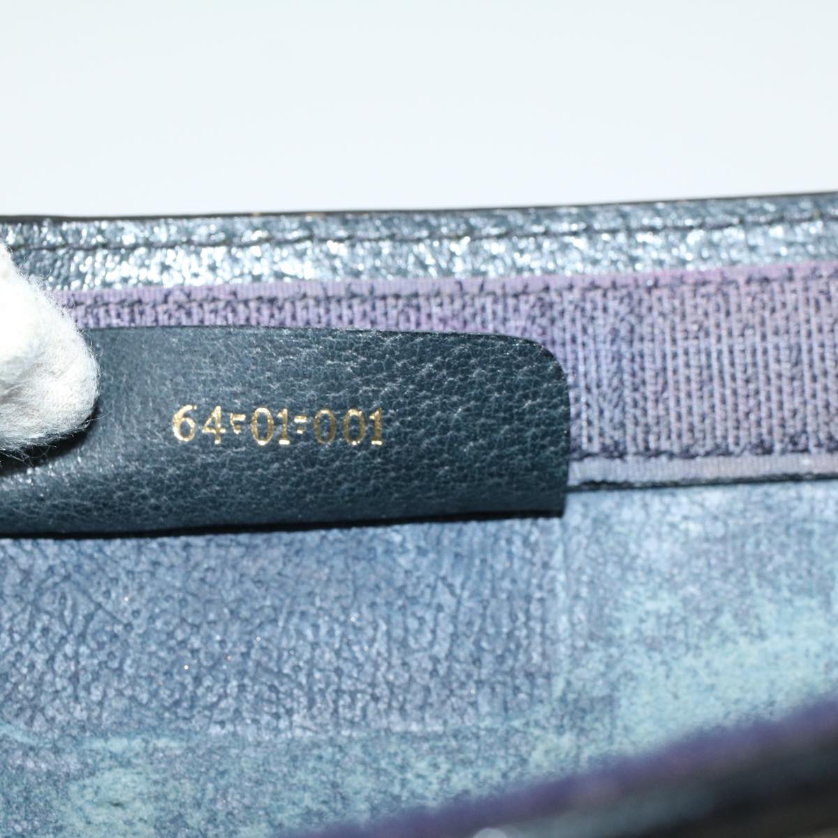 GUCCI GG Canvas Sherry Line Clutch Bag PVC Leather Gray Red Navy  th3819