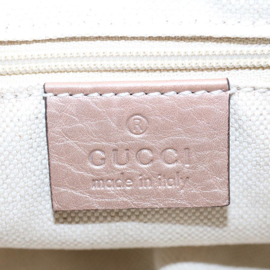 GUCCI Hand Bag Leather 2way Pink 247902  th3878