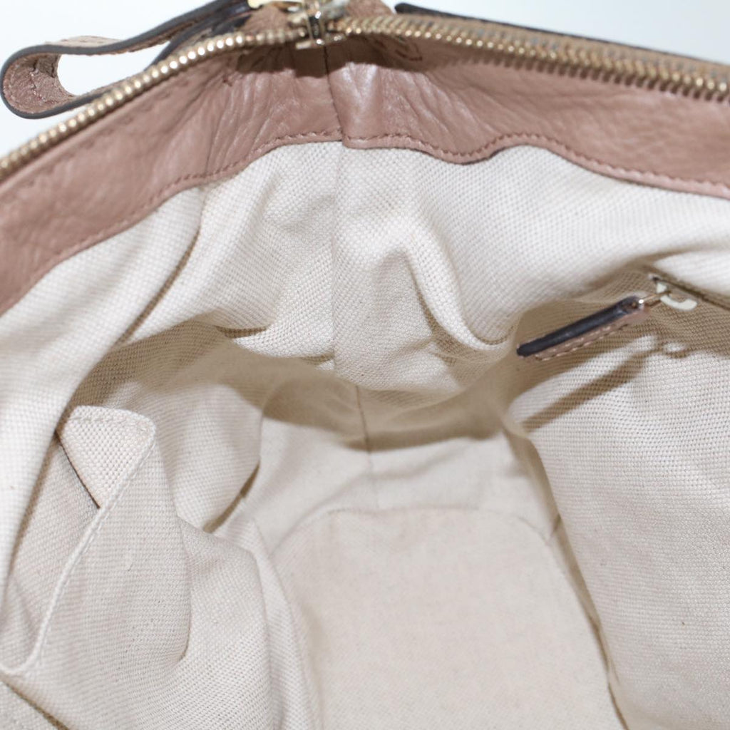 GUCCI Hand Bag Leather 2way Pink 247902  th3878