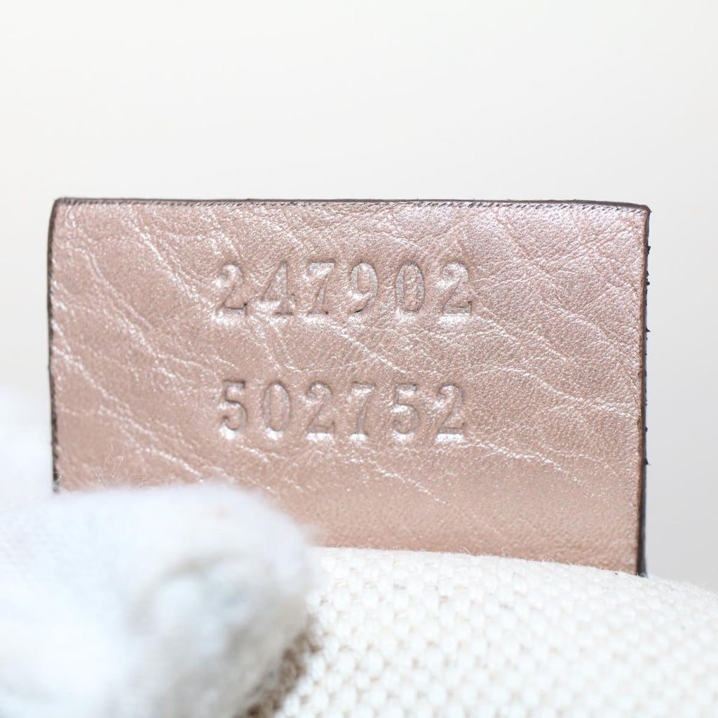 GUCCI Hand Bag Leather 2way Pink 247902  th3878