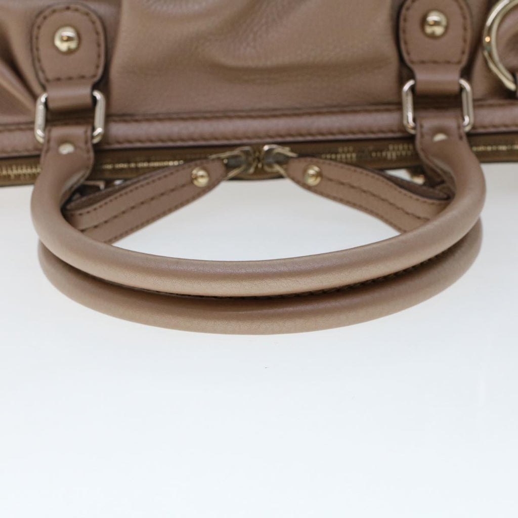 GUCCI Hand Bag Leather 2way Pink 247902  th3878