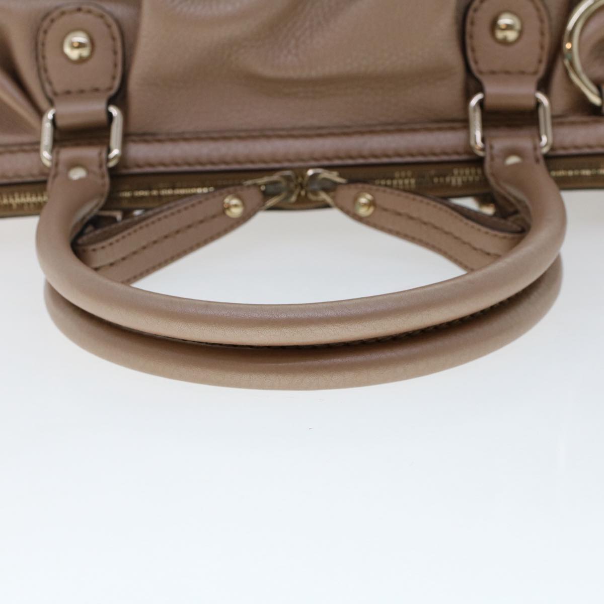 GUCCI Hand Bag Leather 2way Pink 247902  th3878