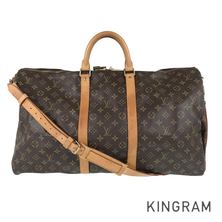 LOUIS VUITTON Monogram Keepall Bandouliere 55 M41414 Boston bag