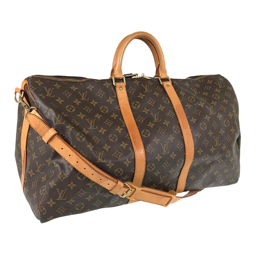 LOUIS VUITTON Monogram Keepall Bandouliere 55 M41414 Boston bag