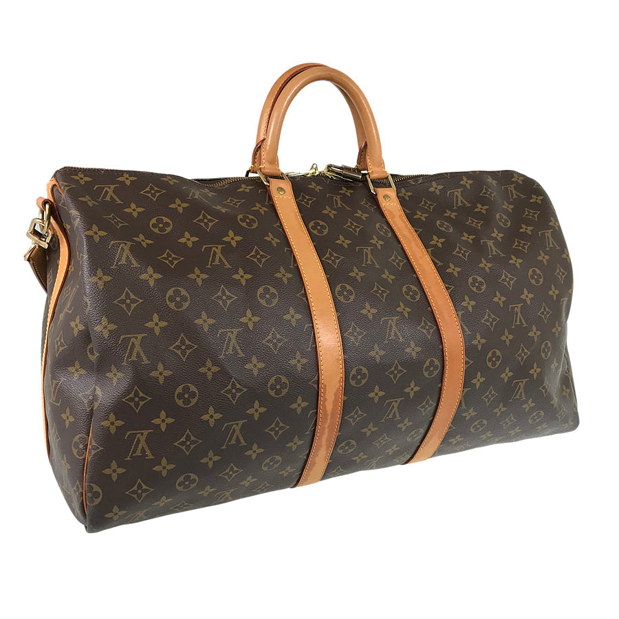 LOUIS VUITTON Monogram Keepall Bandouliere 55 M41414 Boston bag