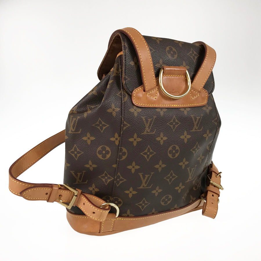 LOUIS VUITTON Monogram Montsouris MM M51136 Backpack