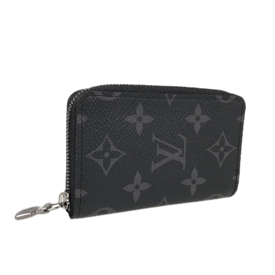 LOUIS VUITTON Monogram Eclipse Zippy Coin Purse Vertical M81662 Coin purse