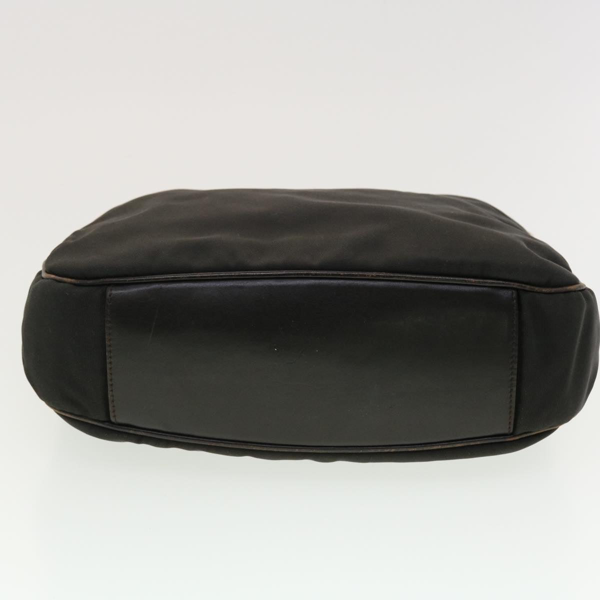 GUCCI Hand Bag Nylon 2way Brown 001 1633 002058  ti1049