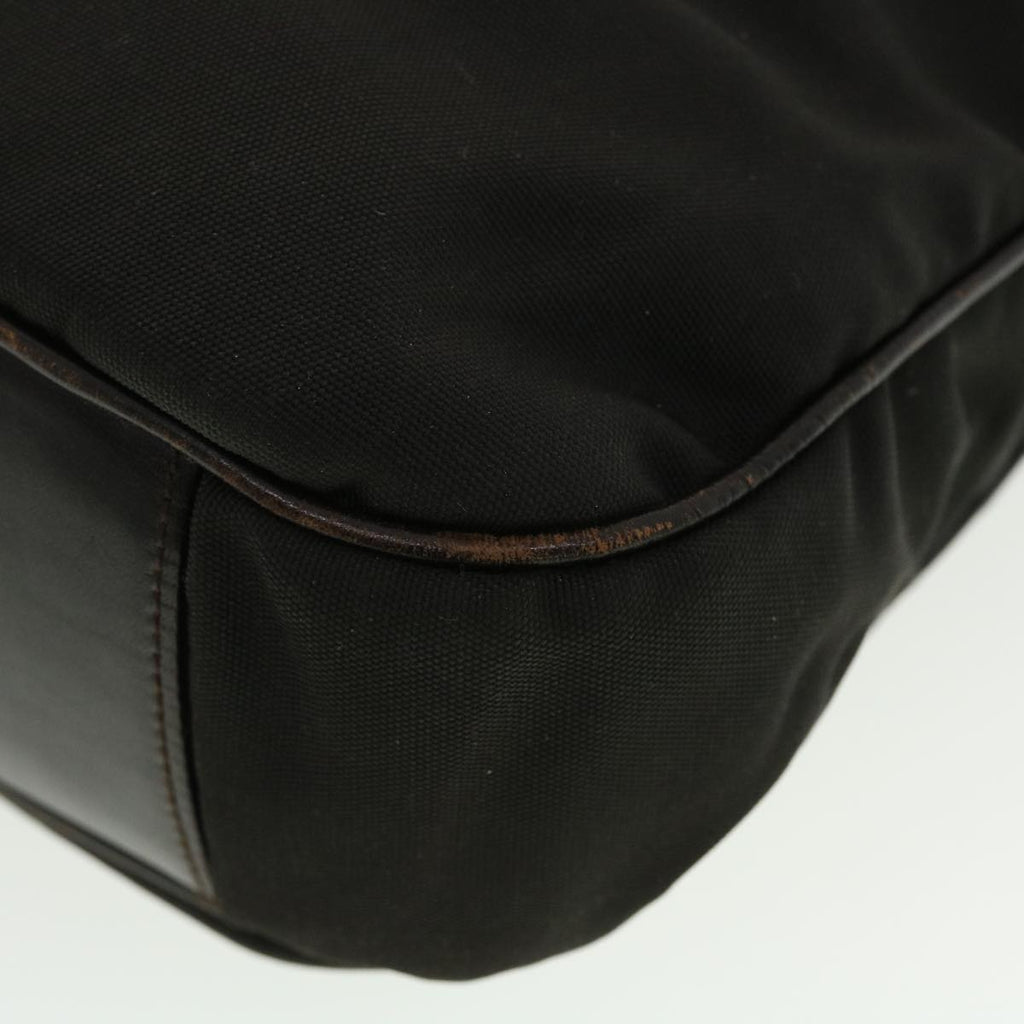 GUCCI Hand Bag Nylon 2way Brown 001 1633 002058  ti1049