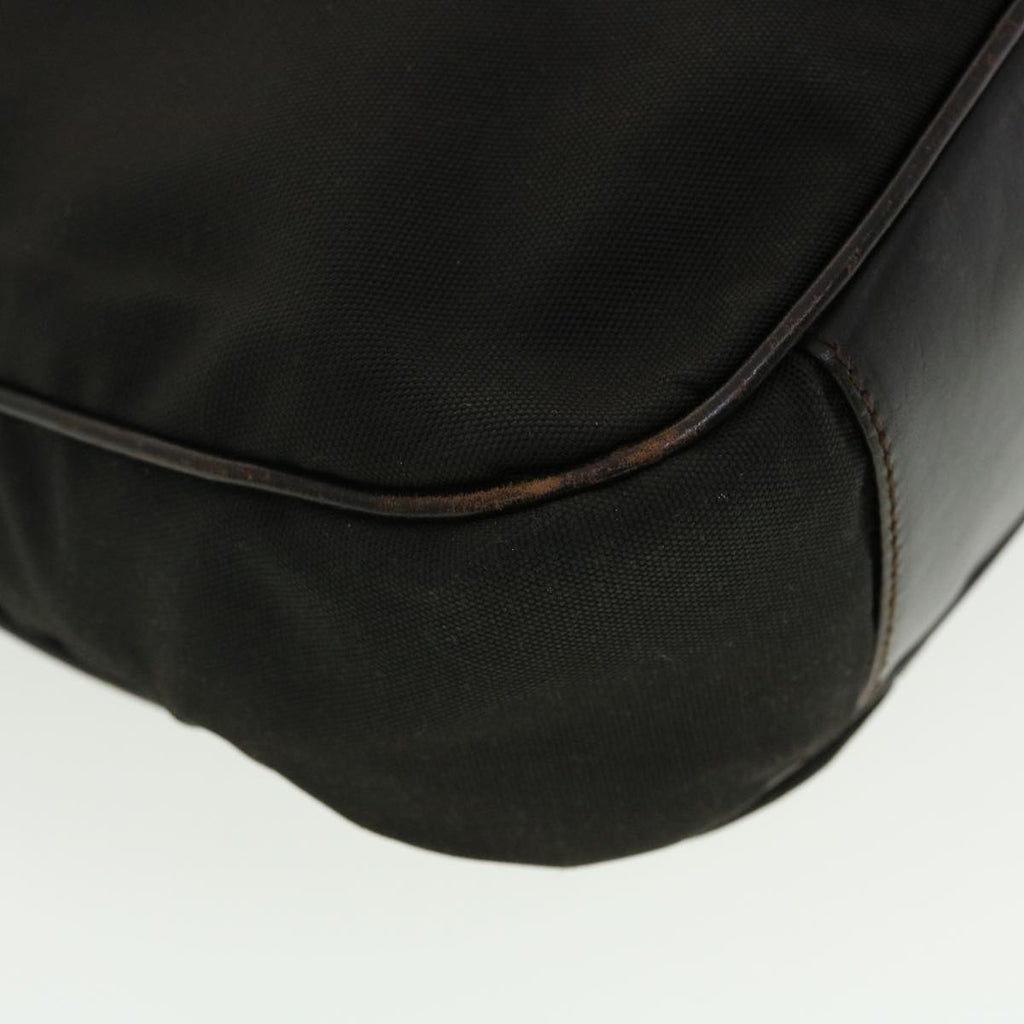 GUCCI Hand Bag Nylon 2way Brown 001 1633 002058  ti1049