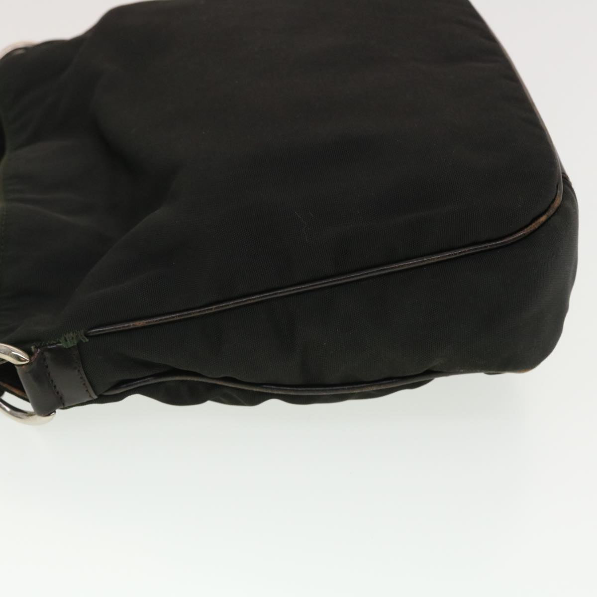 GUCCI Hand Bag Nylon 2way Brown 001 1633 002058  ti1049