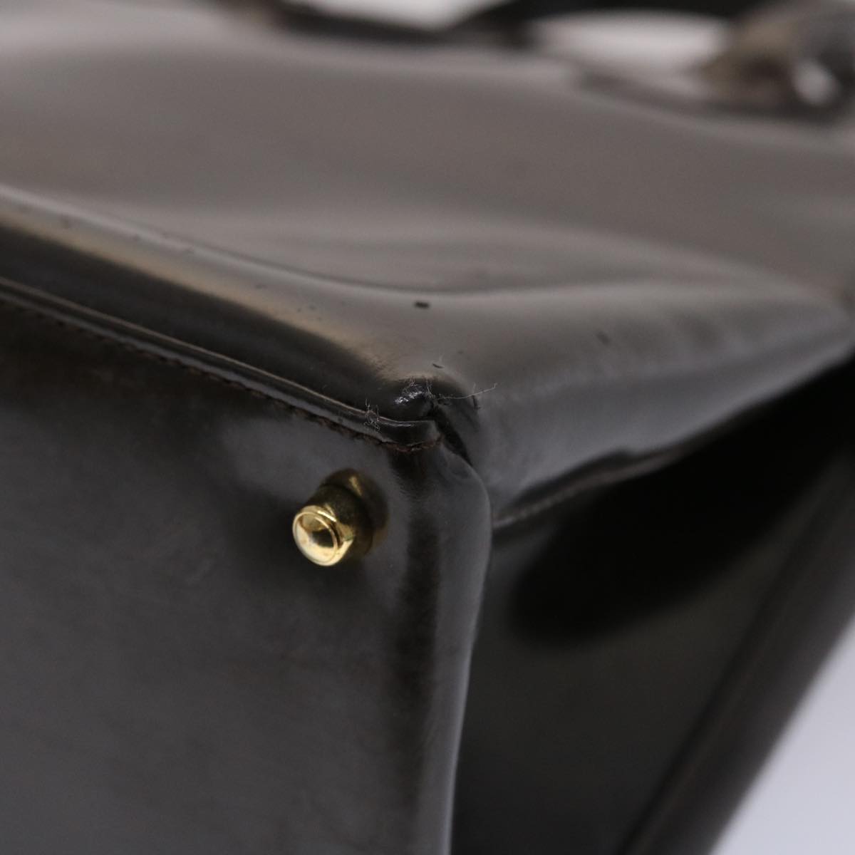 GUCCI Hand Bag Leather 2way Shoulder Bag Brown 00011180503  ti1151