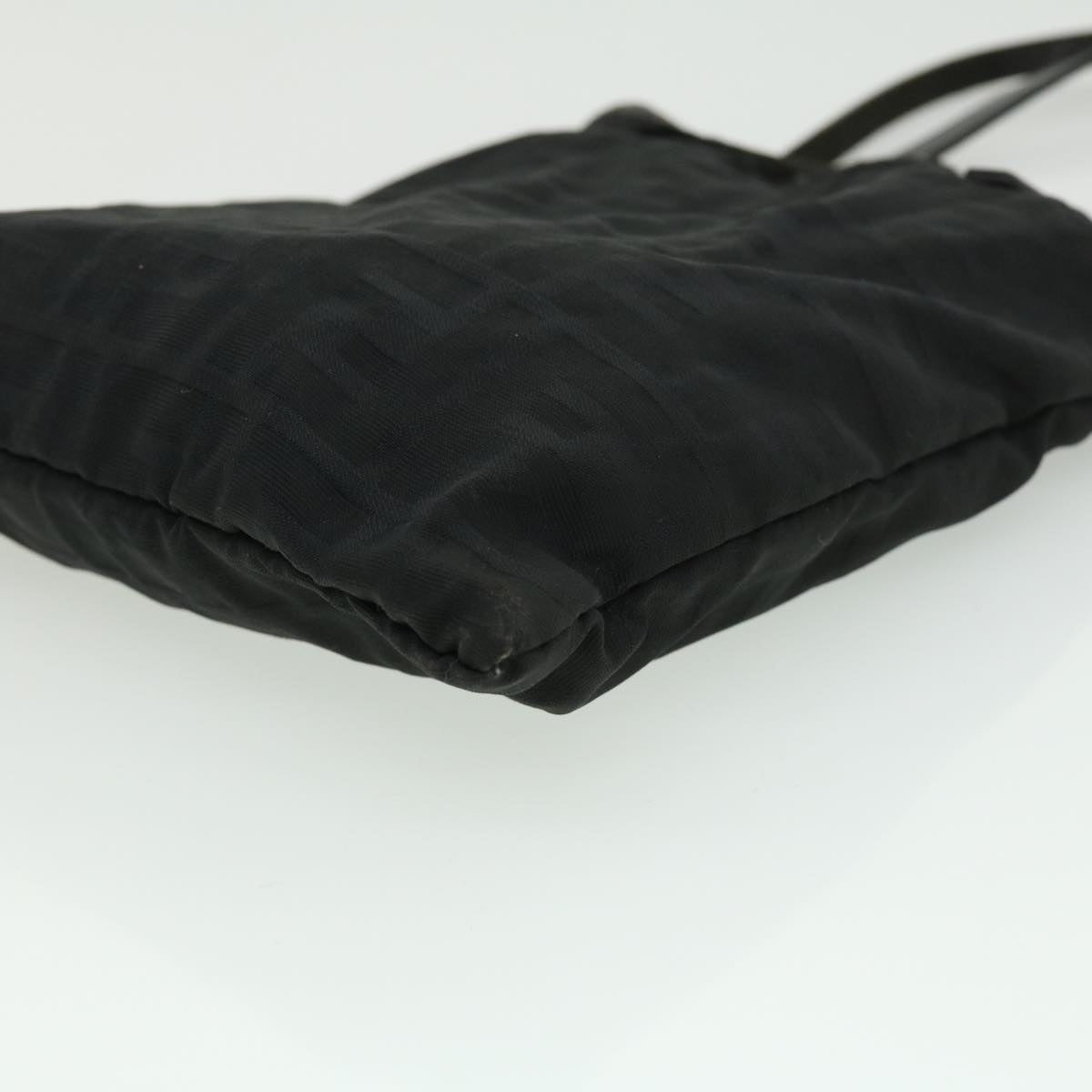 FENDI Zucca Canvas Tote Bag Nylon Black  ti664