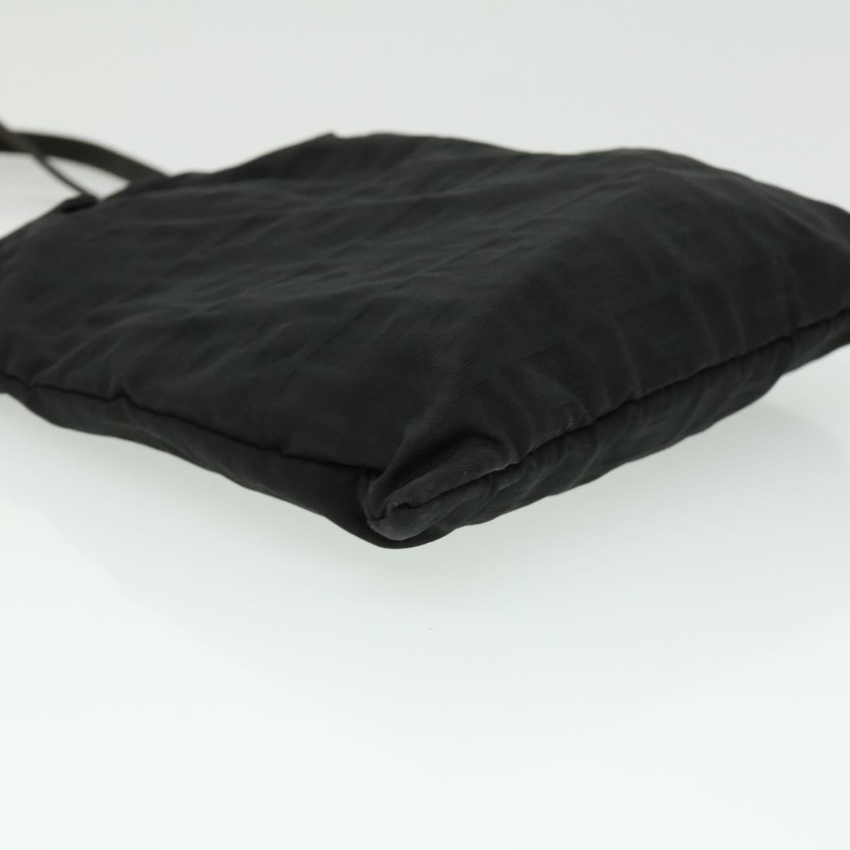 FENDI Zucca Canvas Tote Bag Nylon Black  ti664