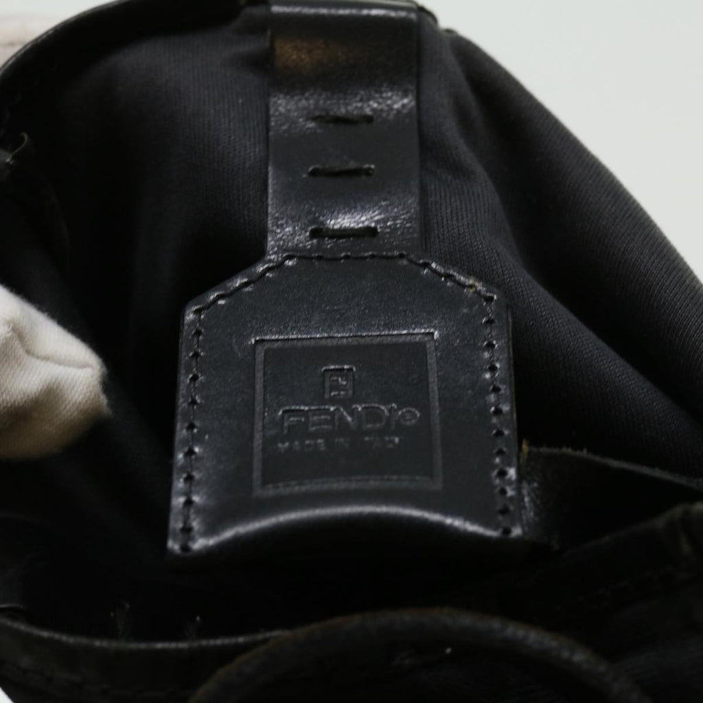 FENDI Zucca Canvas Tote Bag Nylon Black  ti664