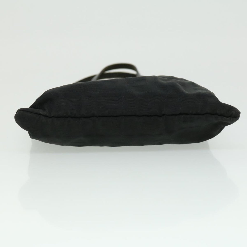 FENDI Zucca Canvas Tote Bag Nylon Black  ti664