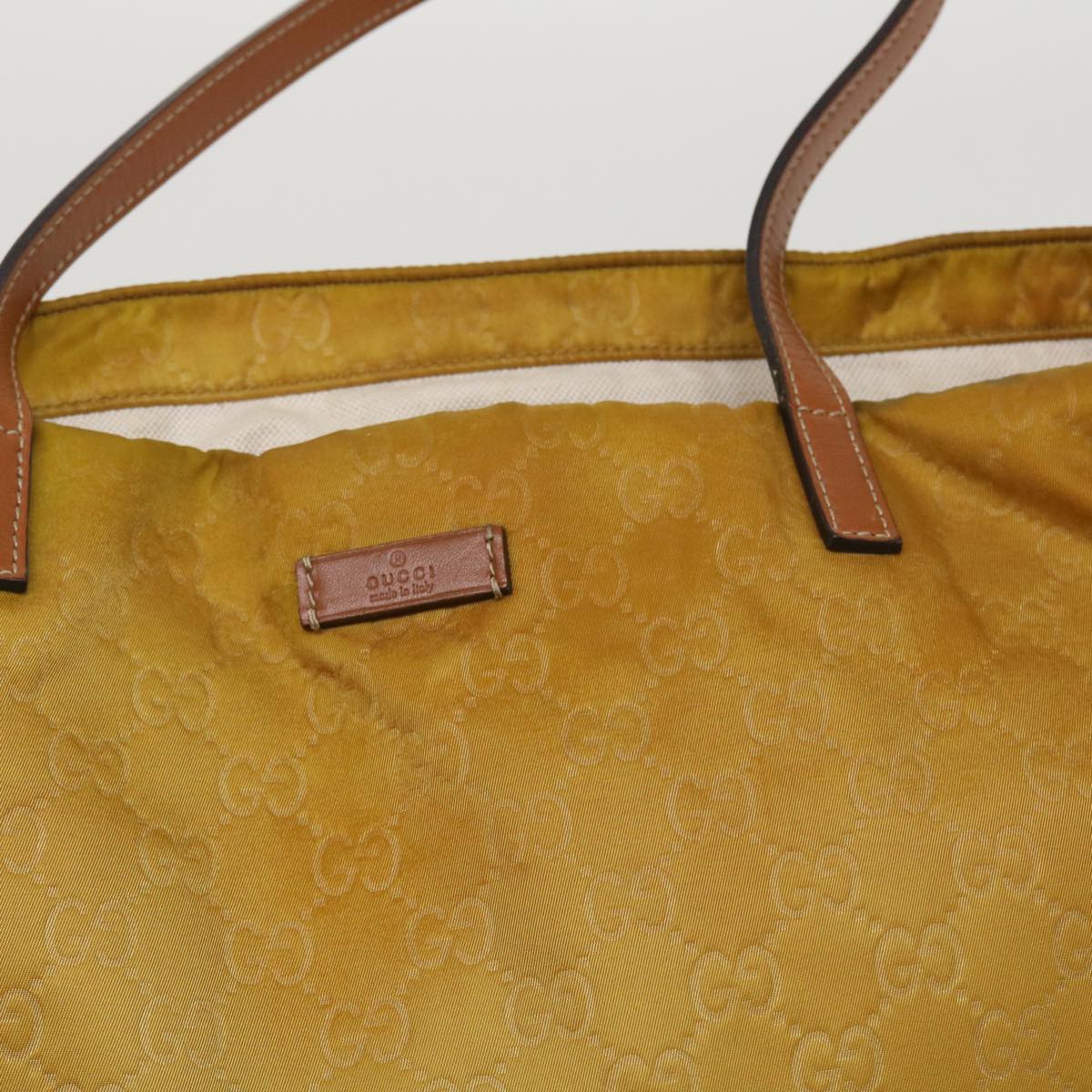 GUCCI GG Canvas Tote Bag Gold 295252  ti823