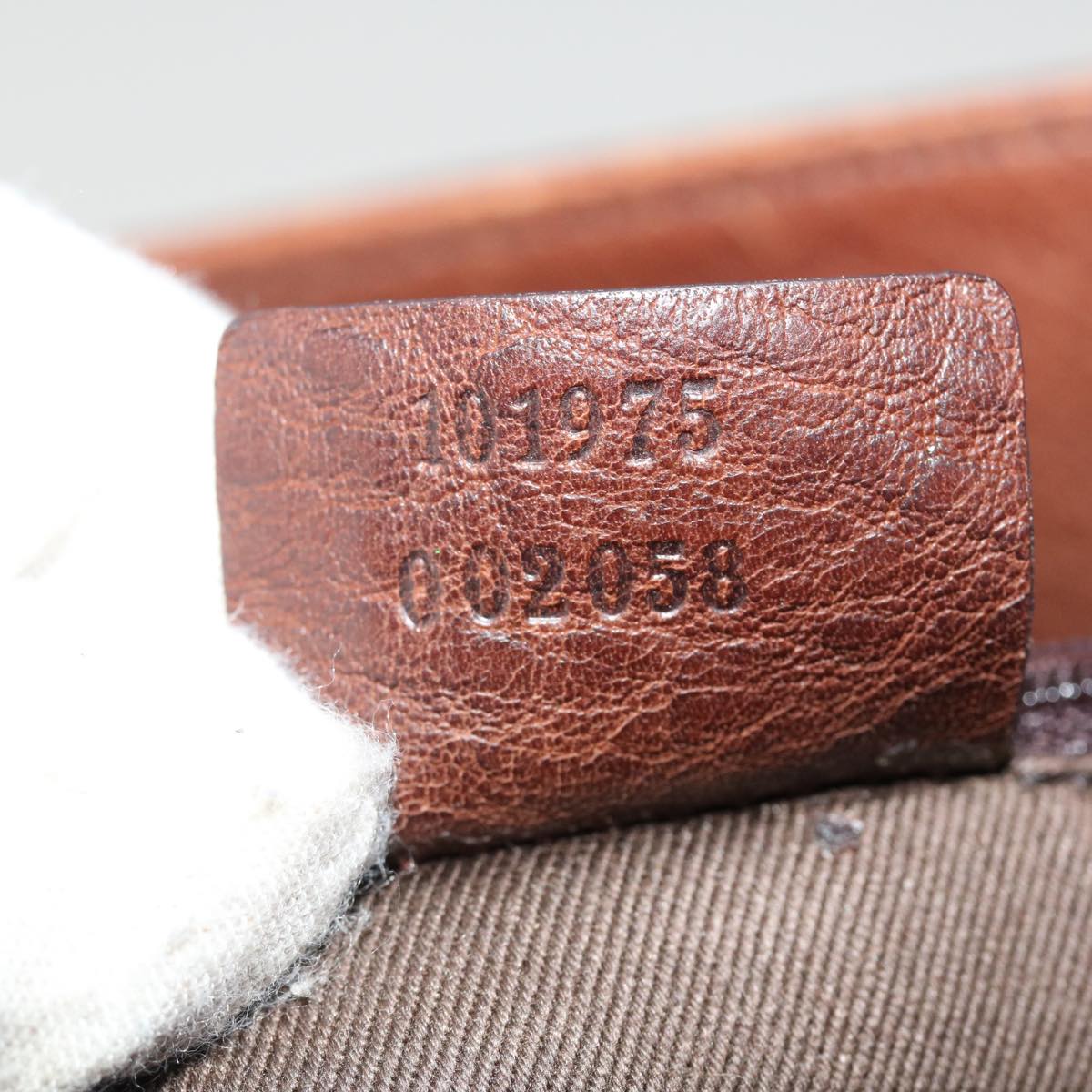 GUCCI GG Canvas Shoulder Bag Brown 101975  ti848