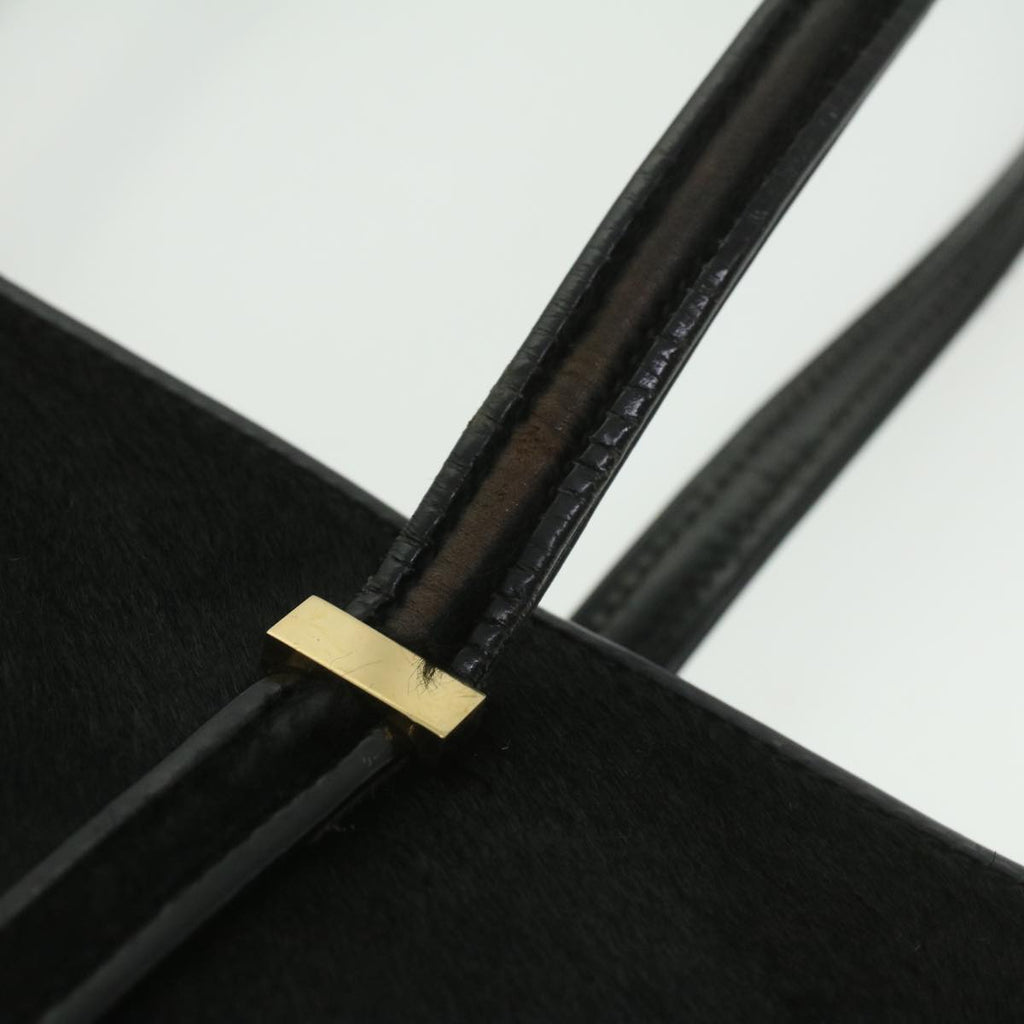 GUCCI Shoulder Bag Unborn Calf SkinLeather Black 002 406 0425  ti932
