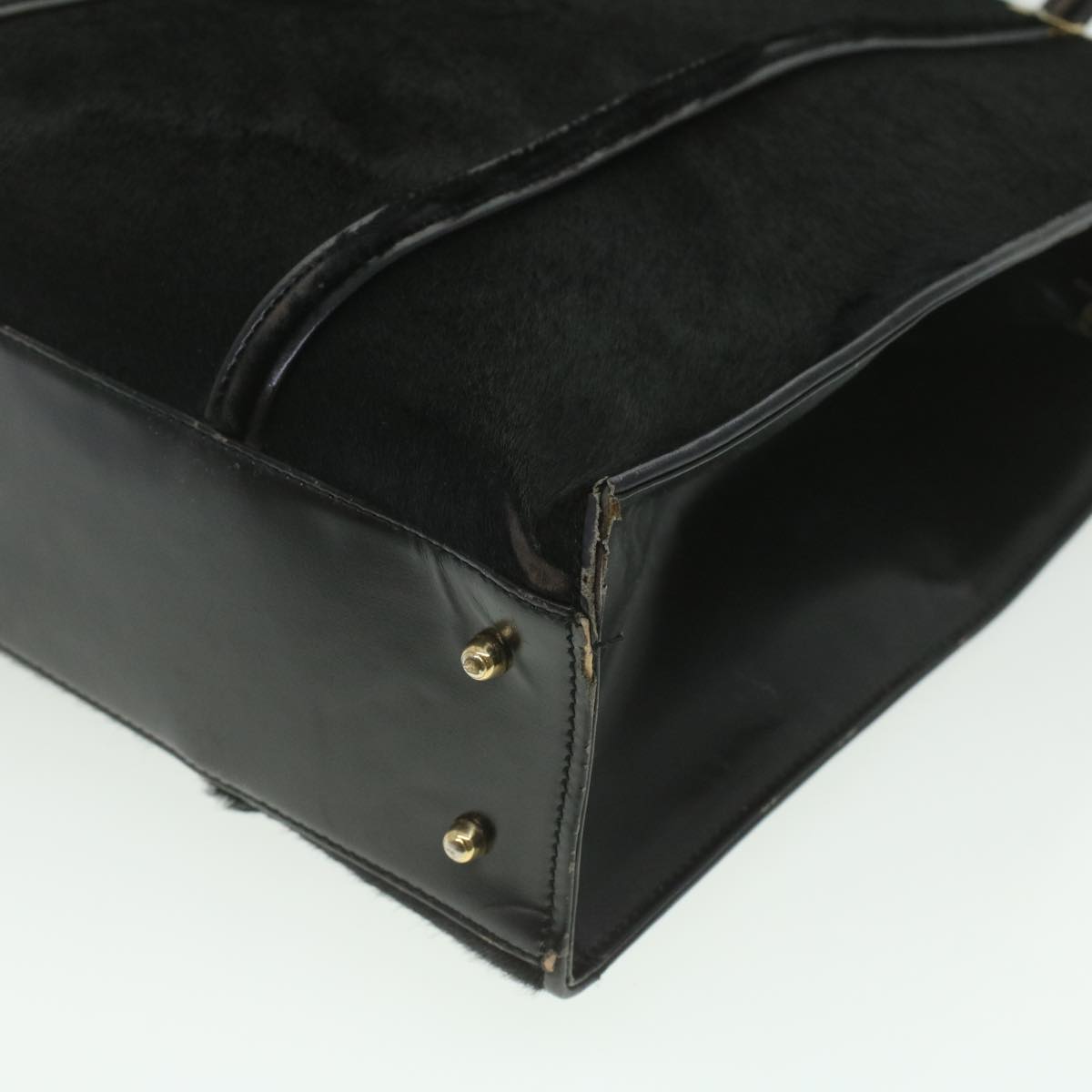 GUCCI Shoulder Bag Unborn Calf SkinLeather Black 002 406 0425  ti932