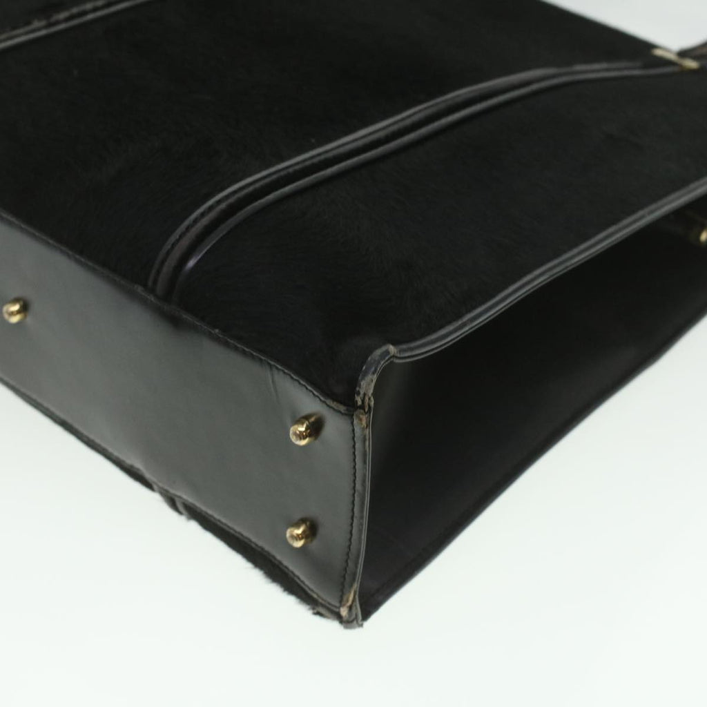 GUCCI Shoulder Bag Unborn Calf SkinLeather Black 002 406 0425  ti932