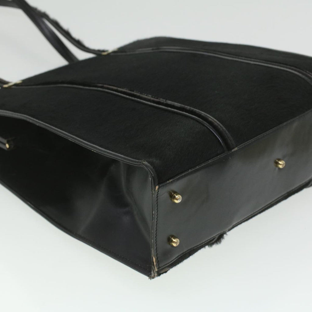 GUCCI Shoulder Bag Unborn Calf SkinLeather Black 002 406 0425  ti932