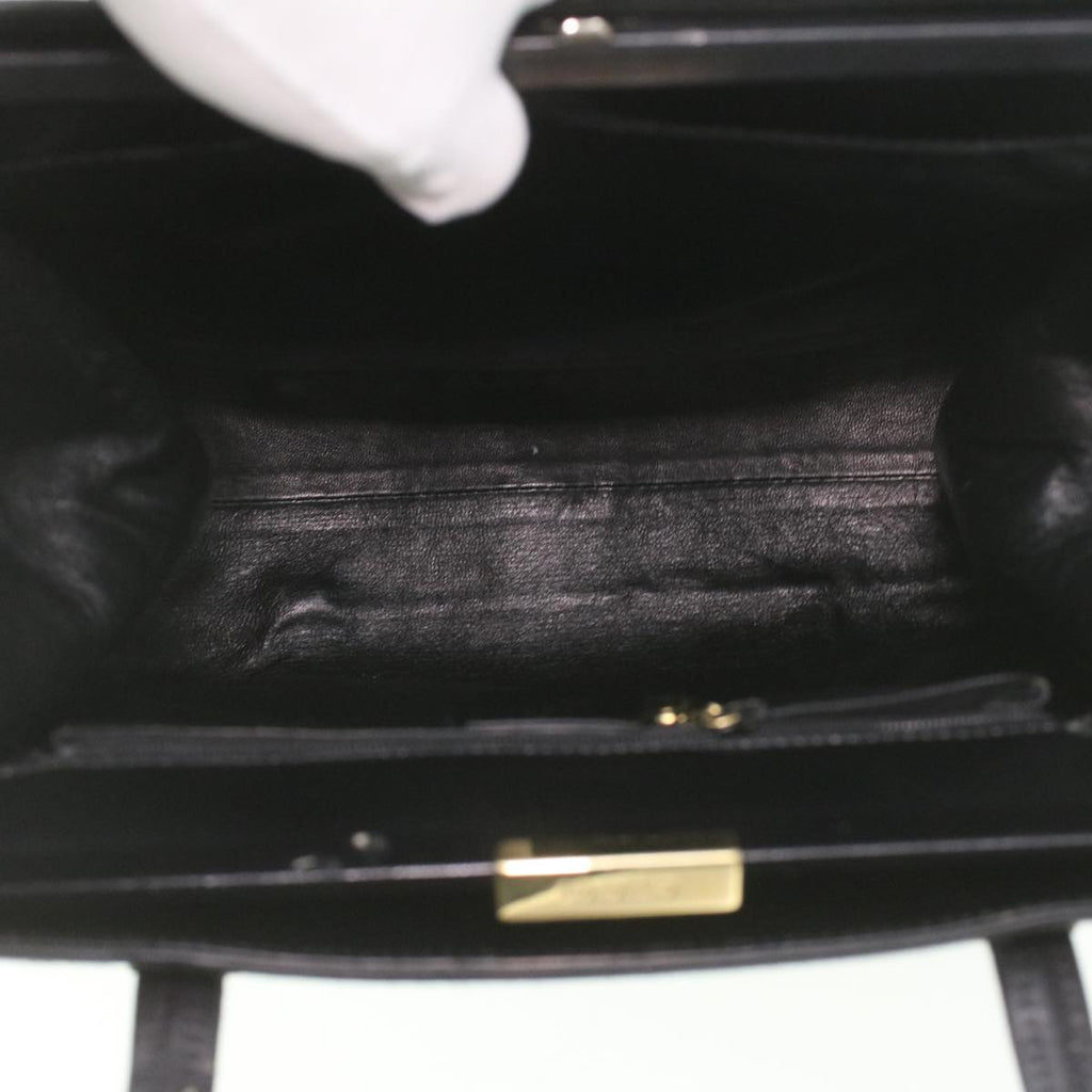GUCCI Shoulder Bag Unborn Calf SkinLeather Black 002 406 0425  ti932