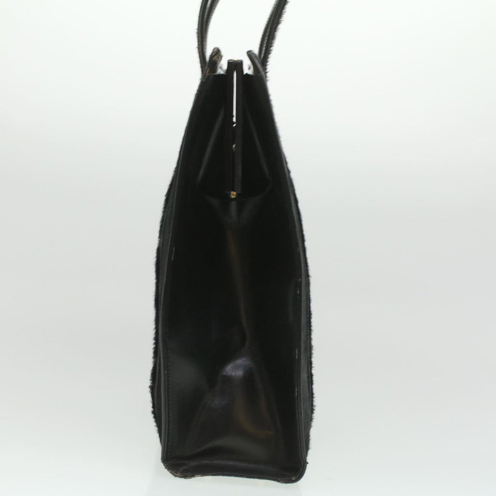 GUCCI Shoulder Bag Unborn Calf SkinLeather Black 002 406 0425  ti932