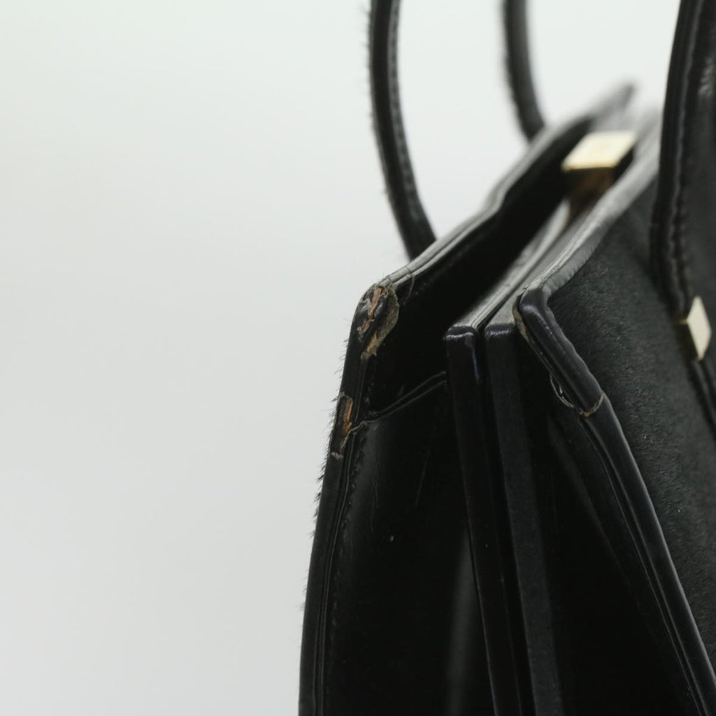 GUCCI Shoulder Bag Unborn Calf SkinLeather Black 002 406 0425  ti932