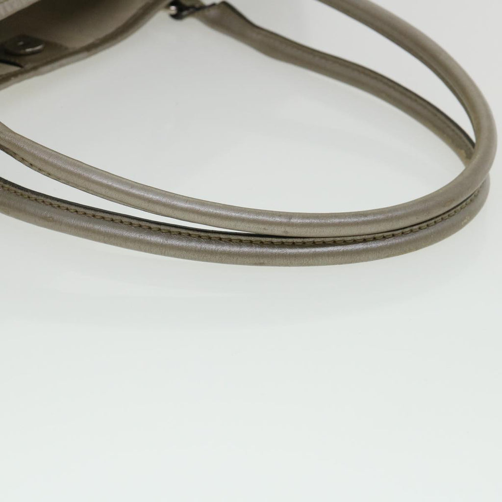 GUCCI GG Canvas Shoulder Bag Silver 197953  tp598
