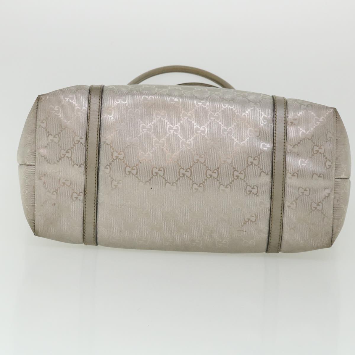 GUCCI GG Canvas Shoulder Bag Silver 197953  tp598