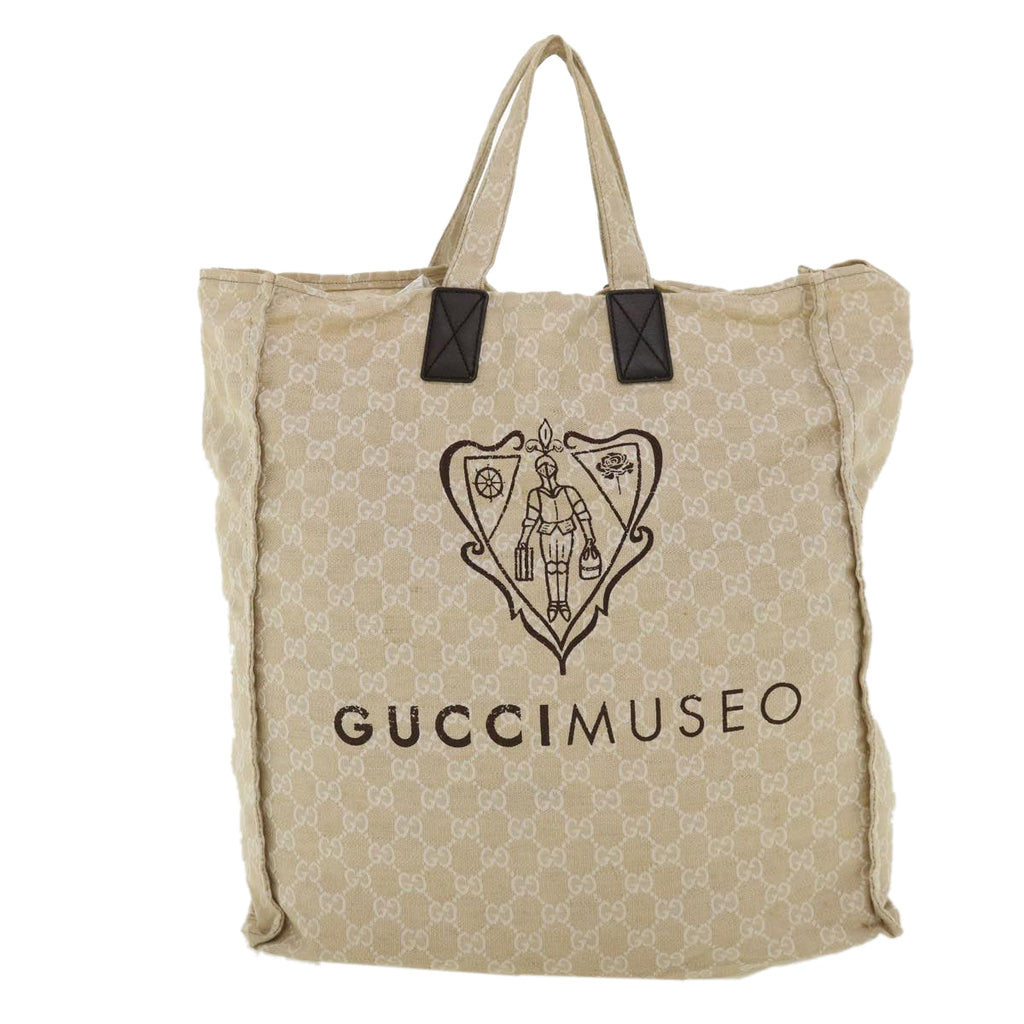 GUCCI GG Canvas Tote Bag Beige 283411  tp616