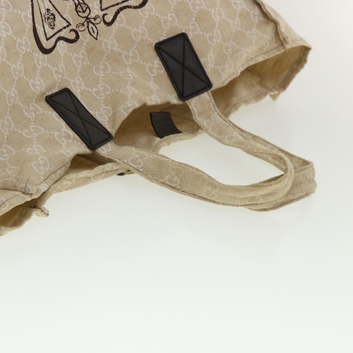 GUCCI GG Canvas Tote Bag Beige 283411  tp616