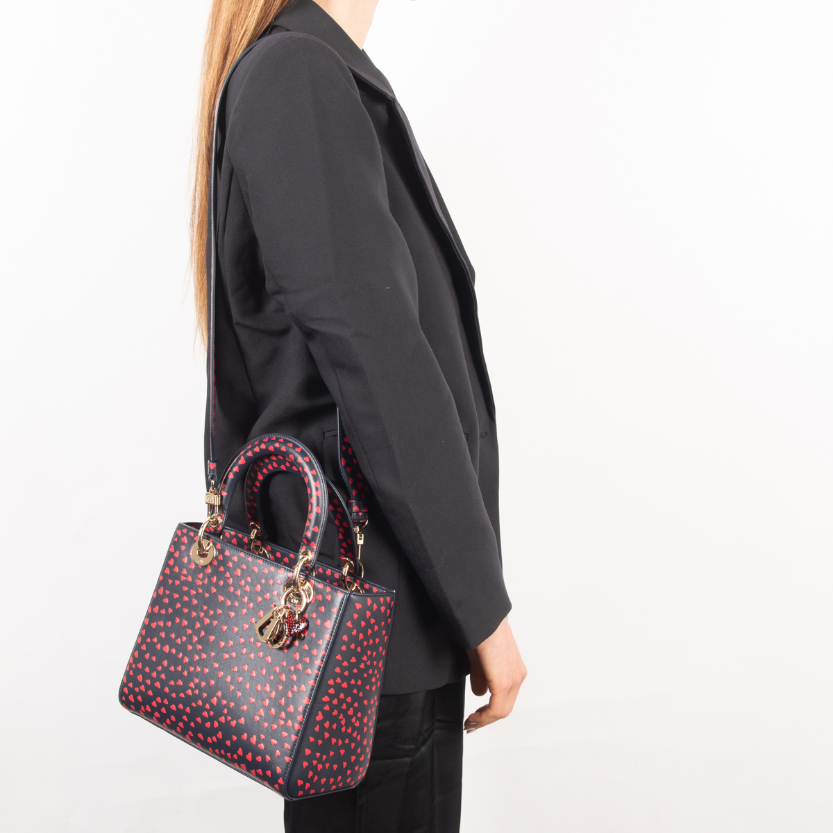 Christian Dior Medium Lady Dior "I love Paris"