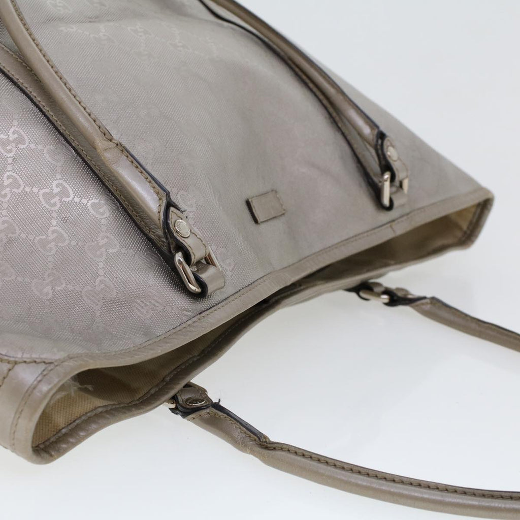 GUCCI GG Canvas Shoulder Bag Silver 197953  uy130