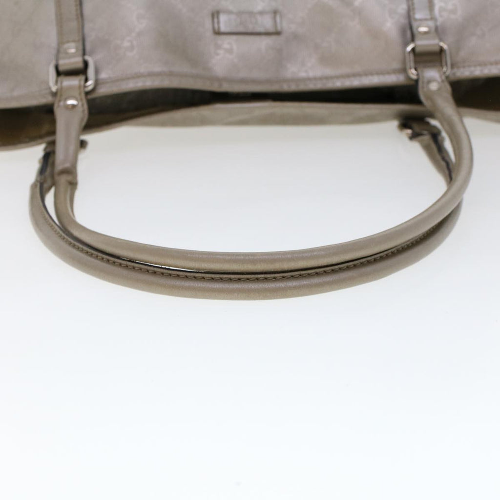 GUCCI GG Canvas Shoulder Bag Silver 197953  uy130